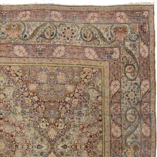 Antique Laver Kerman Rug
Persia ca.1890
20'4" x 14'7" (620 x 445 cm)
FJ Hakimian Reference #10139
                   