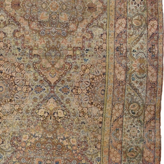 Antique Laver Kerman Rug
Persia ca.1890
20'4" x 14'7" (620 x 445 cm)
FJ Hakimian Reference #10139
                   