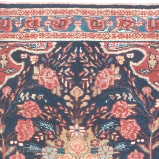 Antique Persian Bijar Rug
Persia ca.1920
2'6" x 2'3" (76 x 69 cm)
FJ Hakimian Reference #11090
                   