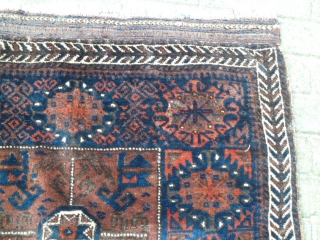 Nice Baluch Bagface, 70 x 75 cm. After a wash it will be very floppy.                  