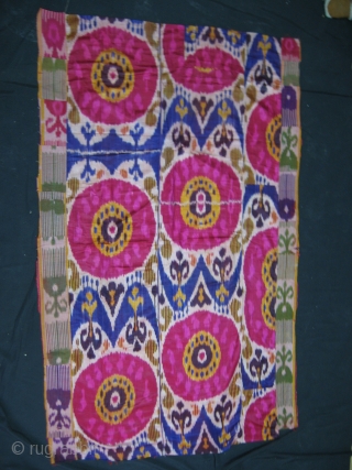 Central Asian Ikat, 194 x 122 Cm. More at: http://centralasiatextile.blogspot.com                       