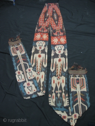 Rare, very long,  Indonesian Ikat weaving. For more info : http://indonesia-textile.blogspot.com                     