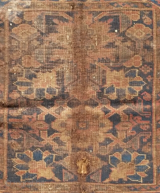 Saddle Rug from Iran, Qashqai(?). Size: 90x95cm.                          