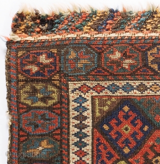 Jaff Kurd bag face, joyous, colourful piece, good dyes, good wool, good condition, full pile, ca. 1900.                
