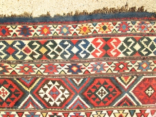 Antique Caucasian Shirvan Kilim Rug.

circa 1900-1920 .size 10' x 5'6''. condition good ,Good colors and knots.A few very small repair and small stain .         