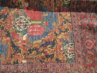 Awesome Antique Persian Seneh Rug.

 great full pile original  condition. .size 6'4''x4'5''.decorative and collective rug .beautiful colors .very fine quality knots.           