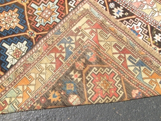 ANTIQUE CAUCASIAN SHIRVAN BAKO RUG.

SIZE 6'X4' .CONDITION LOW EVEN PILE .SOME OLD  REPAIR ,AND ENDS REWEAVE.                