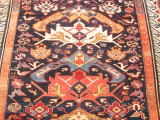 ANTIQUE CAUCASIAN BIDJOV RUG.

SIZE 3'7''X5' CONDITION IS GREAT .NO REPAIR .ENDS AND SIDES ORIGINAL .COLLECTIVE RUG. BEAUTIFUL COLORS.               