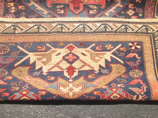 ANTIQUE CAUCASIAN BIDJOV RUG.

SIZE 3'7''X5' CONDITION IS GREAT .NO REPAIR .ENDS AND SIDES ORIGINAL .COLLECTIVE RUG. BEAUTIFUL COLORS.               