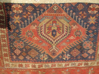 Awesome Antique Persian Serapi (karaja) Rug.

size 12'7''x3'7''. condition good pile .need some re pile .see photosPlease. Circa 1890.no wholes.              
