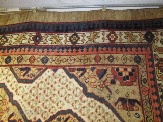 Antique north West Of Persian Rug.

size 4'x6'9''.condition very good full pile.no repair .ends and sides intact.                 