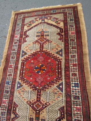 Antique Persian Serab Oriental Rug.

size 3'2''x15' condition full pile ,decorative runner.circa1920.                      