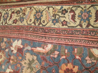 Antique Mahal Rug.

size 12'3''x15'8'' .circa 1890.                           