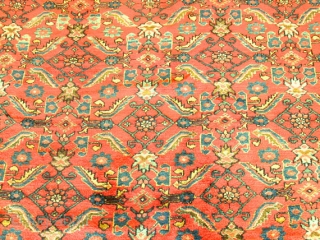 Awesome Antique North West Of Persian.

size 12'x18' large rug.                        