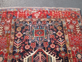 4'10''x6'2'' Antique Persian  Heriz (Karaje Rug..

Circa 1920. good condition for the age .                   