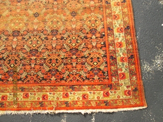 4'2''x6'4'' Antique Persian Malayer Rug'

condition low even pile circa 1920.                       