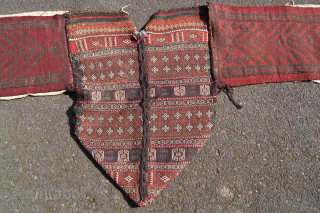this is very unusual baluch animal trapping late 19th century.                       