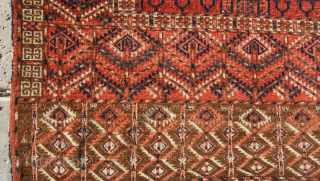 Tekke Ensi 1870 good colors and very good condition.                        