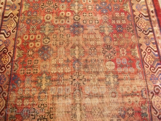 SILK KHOTAN...CONDITION AS YOU MAY SEE...PLS DO NOT HESITATE TO ASK FOR ADDITIONAL PICTURES...                   