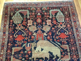 PERSIAN MISHAN MELAYER RUG
SIZE 4'8 BY 6'3 FT
                         