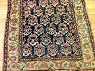 PERSIAN RUNNER,
3'4 BY 15'9 FT,
SOFT YELLOW BORDUER AND HIGH PILE CONDITION,
all of my rugs are original condition and I restore them if you want by my master restorers so this way i  ...