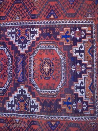 Baluch rug...5'3 by 3 ft...Pretty colors,attractive design...                          