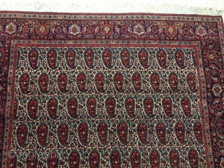 ANTIQUE PERSIAN FERAGHAN RUG
FROM 1880-1890'S
PERFECT CONDITION
ENDS,SIDES AND FIELD -ALL ORIGINAL-
NO WEAR,NO TOUCH UP,NO OLD-NEW REPAIRS
                  