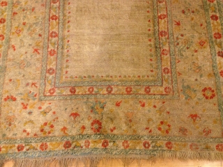 ANATOLIAN TURKISH ANGORA QUSHAK RUG
FROM 1880'S
CONDITION AS SEEN
ALL THE RUG IS ORIGINAL
NO REPAIRS,NO ODOR
ENDS AND SIDES ARE PERFECT
PRAYER DESIGN WITH GREAT COLORS
           