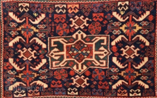 Very Fine Khamseh Bag 1870's size 48x72 cm                         