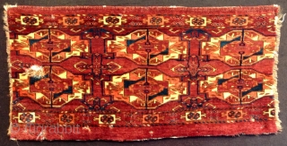 Early 19 th century Tekke Torba fragment size 46x92 cm                       