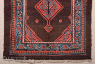 Purple Ground Persian Small Rug size 102x123 cm                         