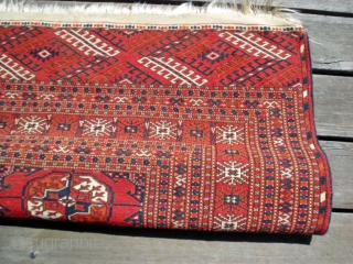 Turkoman Teke Bokhara Rug c.1910-1920 measuring 5.6 x 3.9. 17-photos upon request.                     