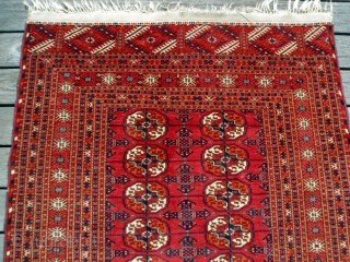 Turkoman Teke Bokhara Rug c.1910-1920 measuring 5.6 x 3.9. 17-photos upon request.                     