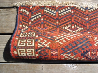 Afghan Teke Kachli Rug c.1870 measuring 4.8 x 4.0. 16-photos upon request                     