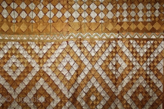 Phulkari From West (Pakistan) Punjab India called As Rare Patang Design Bagh.Floss Silk on Hand Spun Cotton khaddar Cloth.(DSL03550).              