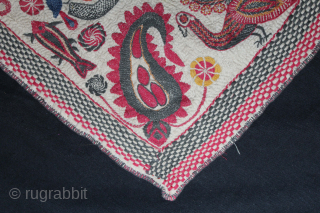 Kantha Embroidery with Cotton thread Kantha Probably From Faridpur District of East Bengal(Bangladesh) Region India.C.1900.(DSC05830).                  