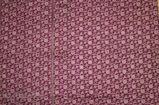 Dhakai Sari pure Silk Fabric From West Bengal India. Buti is(Real Silver and Gold).The weaving tradition which originated in Dhaka.Buti (Flower motif),and Jali (lattice).Very rare sari.Good condition.(DSC00920).      