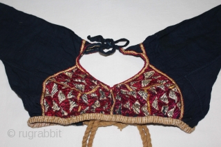 Child Backless(Choli) From Himachal Pradesh,Chamba India.C.1900.(DSL02240).                           