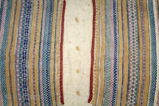 Donkey Trapping Bag From Kutch Gujarat,India.C.1900.Used for Carrying the Salt in White Rann Of Kutch.Its size is 66cm x 102cm.(DSL03610).             