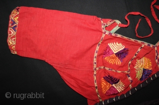 Child Backless(Choli) From Chamba,Himachal Pradesh India.Circa.1900.(DSL03650).                           