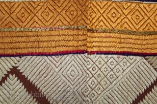 Phulkari from West(Pakistan)Punjab India Called As Chand Bagh.Rare Design.Extremely Fine Phulkari.(DSE02900).                      