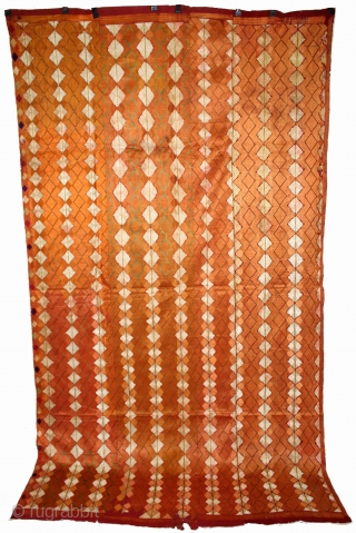 Phulkari from West(Pakistan)Punjab India Called As Rare Design Bagh.(DSL01810).                        