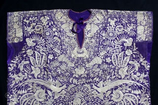 Rare Parsi Jhabla or Jhablo Parsi (Blouse) From Surat Gujarat India.C.1900. Its size is 65cm X 65cm.(DSI05480).                