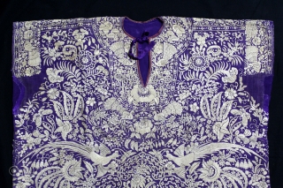 Rare Parsi Jhabla or Jhablo Parsi (Blouse) From Surat Gujarat India.C.1900. Its size is 65cm X 65cm.(DSI05480).                