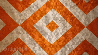 Vintage Bagh from West (Pakistan) Punjab India Called As Patang (Kati) Bagh. Rare Design.Extremely Fine Phulkari.(DSC001170).                 