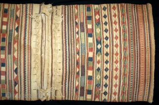 Camel Trapping Bag From Thar Desert Region near Jaisalmer Rajesthan India.C.1900.Its size is 63cm X 144cm.(DSE03040).                 