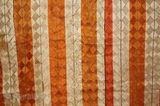 Phulkari from West(Pakistan)Punjab India Called As Rare Design Bagh. Extremely Fine Phulkari.(DSL01940).                     