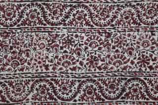 Rajai Cover Double-Sided Block Print on Cotton Khadi From Rajasthan India.C.1900.Its size is 150cm x 250cm.(DSL02460).
                 