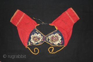 Child Backless (Choli) From Himachal Pradesh,Chamba India.C.1900.(DSL02480).                          