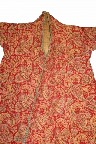 Indian Mughal Robe Roller Print from Manchester England made for Indian Market,India.Circa 1900.Royals family Rajasthan India.(DSL03870).                 